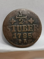 1/2 STUBER 1785 PR DUCHE DE JULIERS-BERG ALLEMAGNE / GERMANY - Altri & Non Classificati