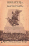 HISTOIRE - Waterloo - Monument Français Inauguré Le 28 Juin 1904 - Carte Postale Ancienne - Historia