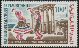 THEMATIC FOLKLORE AND TRADITIONS:  DANCERS IN THE RUINS OF THE TEMPLE OF BAALBEK (LEBANON)  -  MAURITANIE - Danse