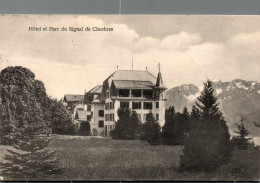 N°111974 -cpa Hôtel Et Parc Du Signal De Chexbres- - Chexbres