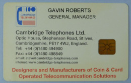 UK - Great Britain - Chip - TEST - General Manager - Cambridge Telephones - CAB002 - 1500ex - R - [ 8] Ediciones De Empresas