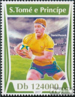 Sao Tome E Principe 7298 (kompl. Ausgabe) Postfrisch 2017 Rugby - Sao Tome En Principe