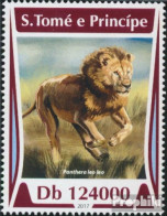 Sao Tome E Principe 7268 (kompl. Ausgabe) Postfrisch 2017 Löwen - Sao Tome En Principe