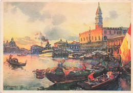 ARTS - Peintures Et Tableaux - Venezia - Panorama - Carte Postale Ancienne - Malerei & Gemälde