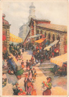 ARTS - Peintures Et Tableaux - Venezia - Poste Di Rialto E Botteghe - Carte Postale Ancienne - Malerei & Gemälde