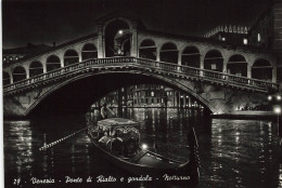 ITALIE -  Venezia - Ponte Di Rialto E Gondola - Carte Postale Ancienne - Venetië (Venice)