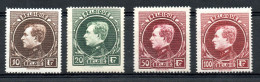 N° 289/92 ** Cote 800 Eur - 1929-1941 Gran Montenez