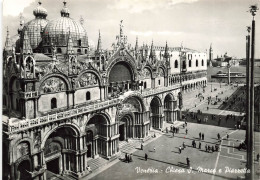 ITALIE -  Venezia - Chiesa S. Marco E Piaretta - Animé - Carte Postale Ancienne - Venezia (Venice)