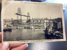 Marseille - Vue Générale Et Le Pont Transbordeur - Carte N°3 - Joliette, Hafenzone