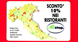 VIACARD - Viacard Pubblicitarie - Ristop -  Tessera N. 625 - 50.000 - Pub - 07.1999 - Otros & Sin Clasificación