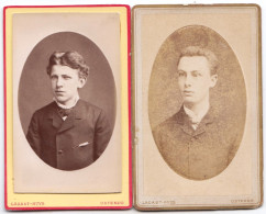 2 X PHOTO CDV - PHOTO LAGAST - HUYS OSTENDE - JEUNE HOMME RICHE - Anonymous Persons