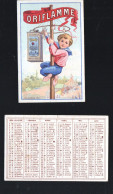 Chromo ORIFLAMME Avec Au Verso Calendrier 1er Semestre 1899   (PPP45186) - Petit Format : ...-1900