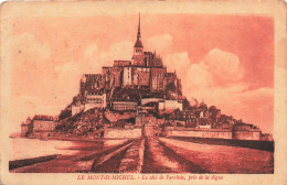 PHOTOGRAPHIE - Le Mont Saint Michel - Le Côté De L'arrivée Pris De La Digue - Carte Postale Ancienne - Fotografia