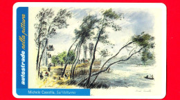 VIACARD -  Serie Autostrade Nella Pittura - Michele Cascella - Sul Volturno -  Tessera N. 872 - 100.000 - Pub - 10.2000 - Autres & Non Classés