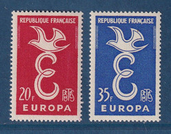 France - YT Nº 1173 Et 1174 ** - Neuf Sans Charnière - 1958 - Unused Stamps