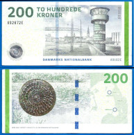 Danemark 200 Couronnes 2009 Tour Kroner Que Prix + Port Banknote Danmarks Danmark Paypal Bitcoin OK - Danimarca