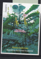 MEDICINAL PLANTS - EQUATORIAL GUINEA - 2009 - MEDICINAL PLANTS SOUVENIR SHEET  MINT NEVER HINGED - Plantas Medicinales