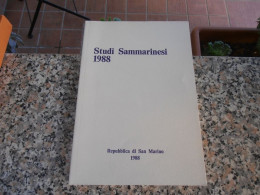 SAN MARINO - Studi Sammarinesi - 1988 - Geschiedenis, Biografie, Filosofie