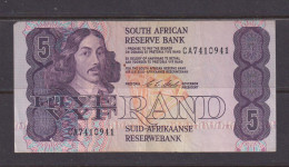 SOUTH AFRICA - 1978-94 5 Rand Stals Circulated Banknote As Scans - South Africa