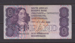 SOUTH AFRICA - 1978-94 5 Rand Stals Circulated Banknote As Scans - Suráfrica