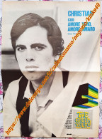 B247> < CHRISTIAN > Pagina Pubblicità Per Il 45 "Amore Vero Amore Amaro" > AGOSTO 1969 - Afiches & Pósters