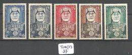 TUN(F) YT 383/387 ** - Unused Stamps