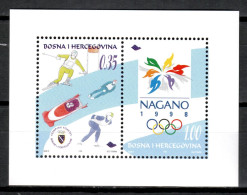 Bosnia & Herzegovina 1998 / Winter Olympic Games Nagano MNH Juegos Olímpicos Invierno Olympische Spiele / Cu20071  2-32 - Invierno 1998: Nagano