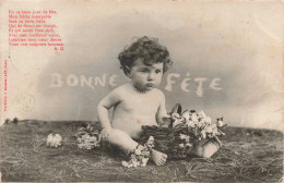 FANTAISIE - Bébé - Bonne Fête - Carte Postale Ancienne - Baby's