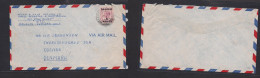 BAHRAIN. 1951 (3 Feb) GPO - Denmark, Odense. Air Fkd Ovptd Issue Envelope. Fine + Dest. - Bahrain (1965-...)