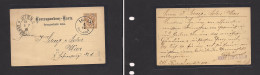 AUSTRIA. Austria - Cover - 1888 Kleine Rashuder,Iglau To Wien Stat Card, Czchek Print Text, Better. Easy Deal. - Sonstige & Ohne Zuordnung