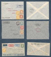 BOLIVIA. 1930's/40's 3 Better Airmail Multiple / Registered Franking Etc. - Bolivia