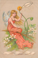 Fantaisie - Fée Effeuillant Une Marguerite - Je T'aime Passionnément - Carte Postale Ancienne - - Contes, Fables & Légendes