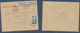 MARRUECOS - French. 1931 (30 Aug) Casablanca - Germany. Air Multifkd Env Incl Ovptd. General France Issue At 4,25 Fr Rat - Morocco (1956-...)