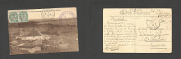 MARRUECOS - French. 1914 (22 Jan) Fez - Switzerland, Nenchatel. Military Fkd Ovptd Issue Card + Battalion Cachet. Fine. - Morocco (1956-...)