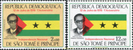 713242 MNH SANTO TOME Y PRINCIPE 1976 ANIVERSARIO DE LA INDEPENDENCIA NACIONAL - Sao Tome En Principe