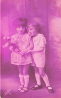 PHOTOGRAPHIE - Enfants - Petites Filles - Carte Postale Ancienne - Fotografie