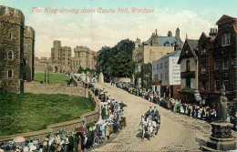 United Kingdom England Windsor Castle King Driving Down Castle Hill - Windsor Castle