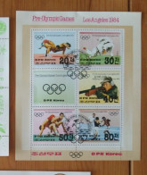Korea 1983 Olympische Spiele Los Angeles Block 143 O/used/gestempelt - Korea (Noord)
