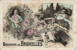 BELGIQUE - Bruxelles - Souvenir De Bruxelles - Colorisé - Carte Postale Ancienne - Antwerpen