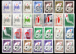 1906. TURKEY RED CRESCENT, KIZILAY 28 MNH ST. LOT - Charity Stamps