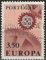 PORTUGAL 1967 Europa - 3e50 Cogwheels AVU - Usado