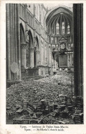 BELGIQUE -  Ypres - Intérieur De L'église Saint Martin - Carte Postale Ancienne - Ieper