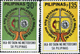 313245 MNH FILIPINAS 1979 80 ANIVERSARIO DE LA IGLESIA METODISTA - Philippines