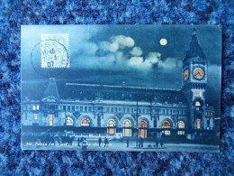 KB01/1415-Paris La Nuit : La Gare De Lyon 1907 - Paris La Nuit