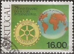 PORTUGAL 1980 75th Anniversary Of Rotary International - 16e Rotary Emblem And Globe FU - Gebruikt