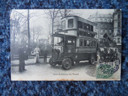 KB01/1425-Les Autobus De Paris 1907 - Transport Urbain En Surface