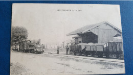 Contrisson , La Gare , Belle Locomotive Et Train - Otros & Sin Clasificación