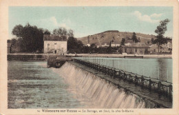 FRANCE - Villeneuve Sur Yonne - Le Barrage - La Côte Saint Martin - Colorisé - Carte Postale Ancienne - Villeneuve-sur-Yonne