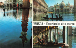 ITALIE - Venezia - Exceptionnelle Marée Haute  - Colorisé - Carte Postale Ancienne - Venezia (Venedig)