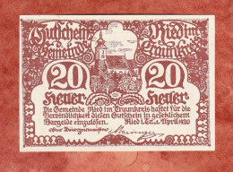 Notgeld, Gemeinde Ried, 20 Heller, 1920 (22954) - Austria